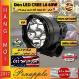 Bóng đèn pha LED CREE CHÍNH HÃNG L6 Thiết kế tại USA + TẶNG VỚ COTTON - sản xuất tại Hồng Kông