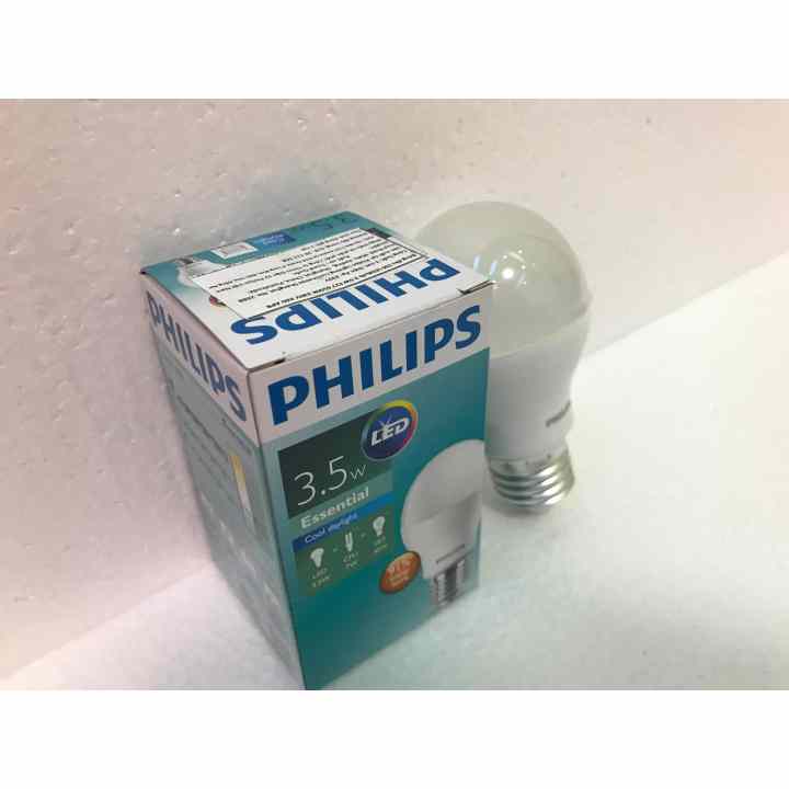 Bóng đèn Philips LED ESS LEDBulb 3,5W đuôi E27 230V P45 ánh sáng (Trắng)
