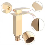 epayst Brass Modern Waterfall Spout Faucet Single Handle Kitchen Bathroom Basin Mixer Tap