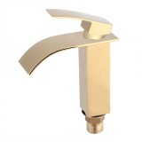 epayst Brass Modern Waterfall Spout Faucet Single Handle Kitchen Bathroom Basin Mixer Tap