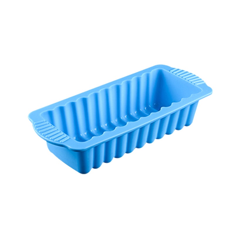 Bread Loaf Pans Silicone Rectangle Shape Baking Tools Chocolate Cake Mold Toast Mould Bread Baking Supplies,Blue - intl