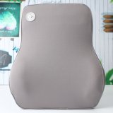 Breathable Back Support Cushion Pillow Memory Foam Lumbar Home Chair Car Seat Grey 4 Season Use NEW - intl