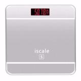 Cân sức khỏe kiểu Iphone Iscale tích hợp đồng hồ đo nhiệt độ môi trường
