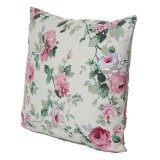 Canvas Plant Flower Print Throw Pillow Case Sofa Car Cushion Cover Home Decor - intl
