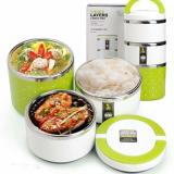CẠP LỒNG GIỮ NHIỆT 3 TẦNG CHẤM BI BỀN, ĐẸP