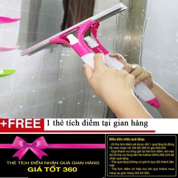 Cây lau kính 2 trong 1 tiện dụng + Tặng kèm 1 thẻ tích điểm tại Giá tốt 360