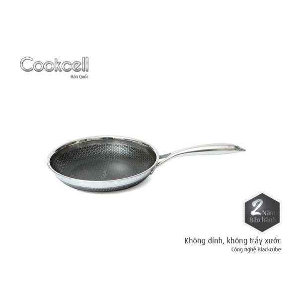 Chảo chiên inox Blackcube cỡ trung 24cm