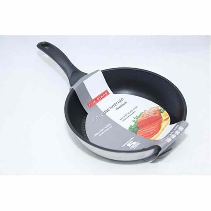 Chảo chống dính 3 đáy 26cm Fivestar dùng bếp từ