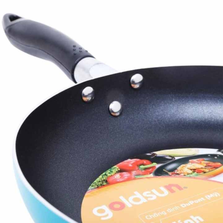 Chảo chống dính Goldsun FP-GC424 24cm (xanh dương)