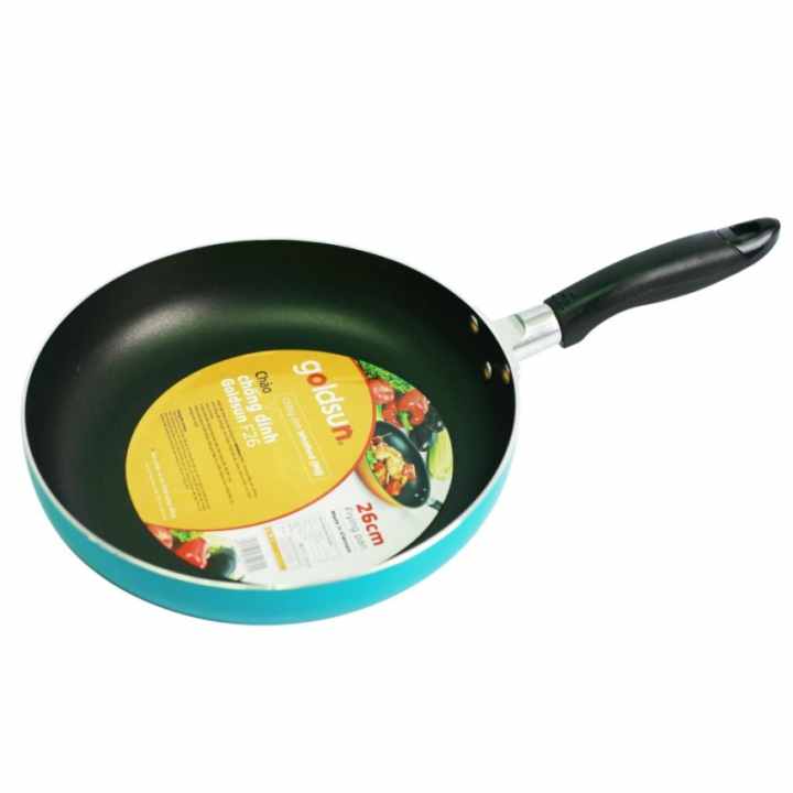 Chảo chống dính Goldsun FP-GC424 24cm (xanh dương)