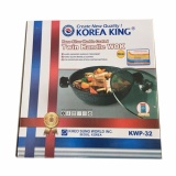 Chảo đá sâu 2 quai Korea King KWP-32 (đen)