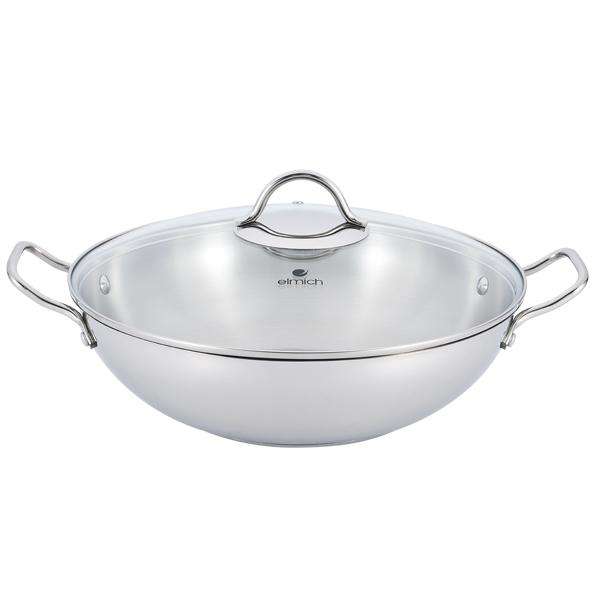 CHẢO SÂU LÒNG INOX 304 ELMICH 32CM EL3255