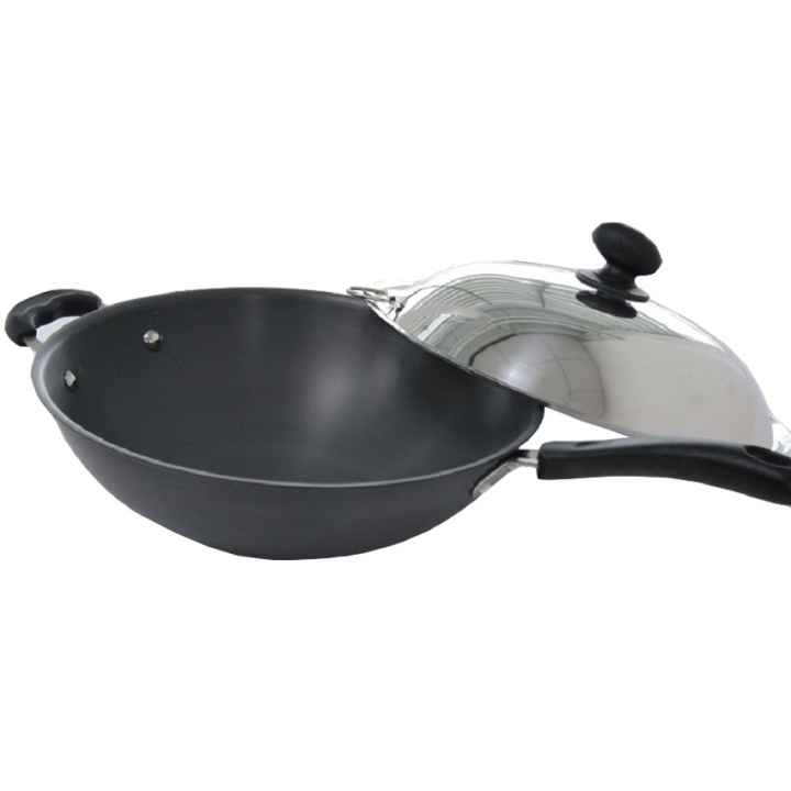 Chảo sâu nắp inox Supor PC32D1 32cm