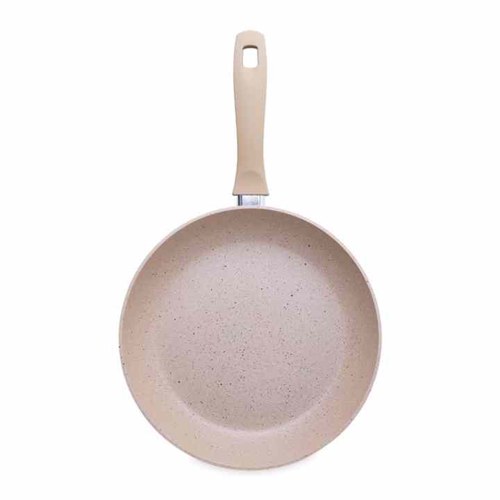 Chảo siêu bền vân đá bếp từ 24cm Charm Happy Cook CHP-24