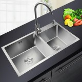Chậu rửa bát 2 bồn Cao Cấp Innox 304 (HAR 01)