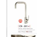 Chậu rửa Inox dày C10,  wamax, tặng vòi chén NL Inox 304