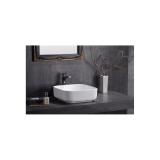 Chậu rửa mặt Lavabo dương bàn đá UIVN BRM-028 (trắng)