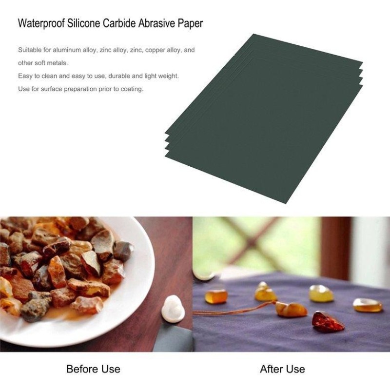 CHEER 50/100Sheets Waterproof Silicone Carbide Abrasive Paper Wet&Dry Usable MTCC88P - intl