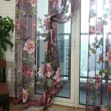 Màn che cửa số phòng voan bông trang trí 100x200CM (Intl)