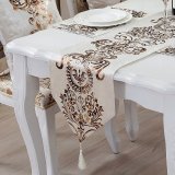 Classic Modern Cotton Linen Table Table Runner color:#4 size:33*210cm