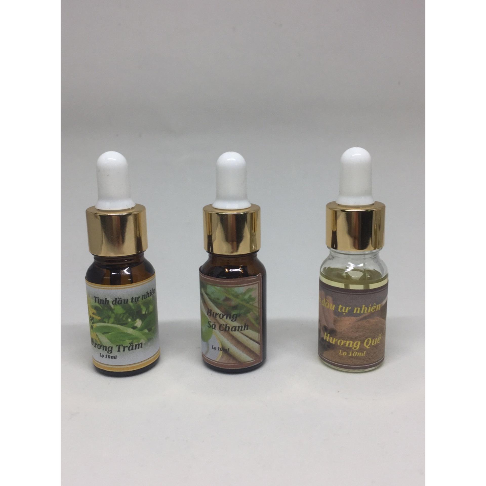 Combo 03 lọ Tinh dầu sả chanh nguyên chất 10ml