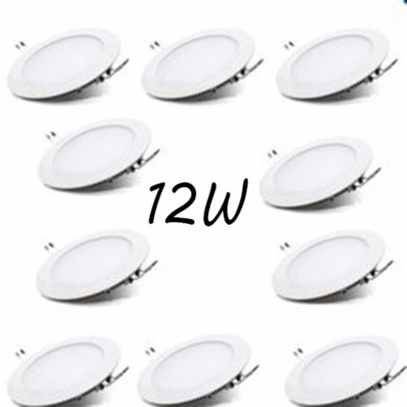 Combo 10 đèn led âm trần 12W - BH 1năm