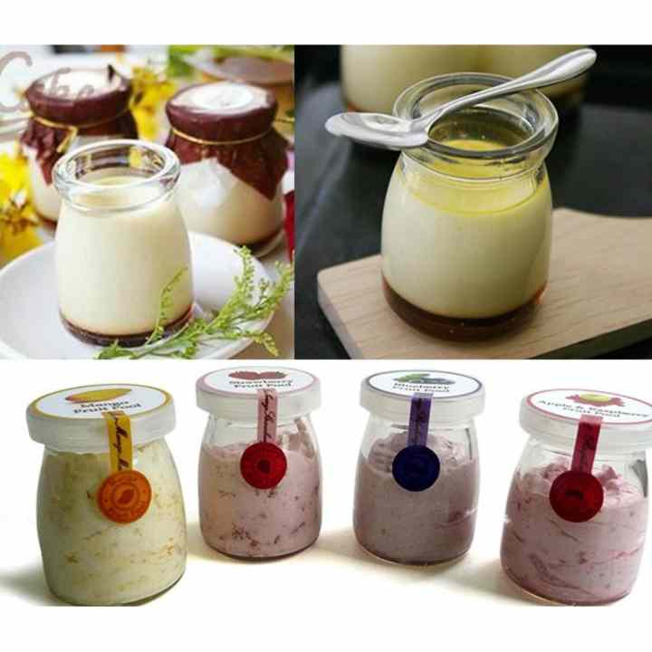 Combo 12 hũ thủy tinh làm sữa chua 100ml