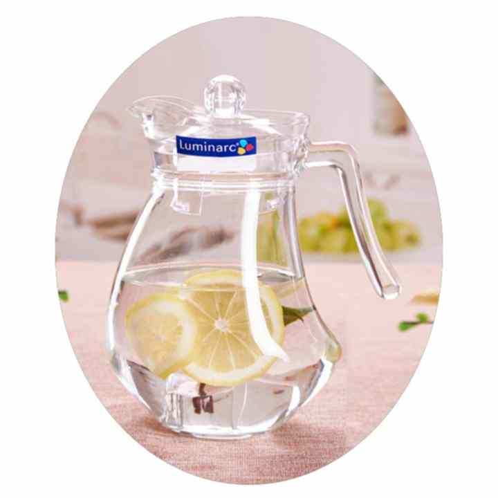 Combo 2 bình nước thủy tinh Luminarc Wavy 1,3L G2673 (Trong suốt)