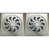 Combo 2 chiếc phễu thu sàn Vinahasa rộng 76mm - 100% inox