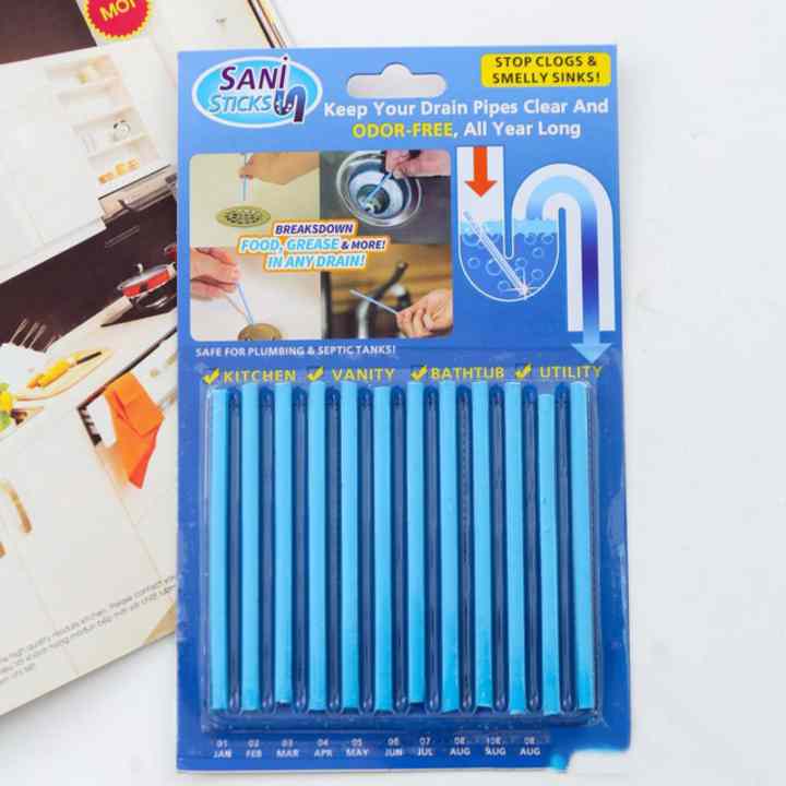 Combo 2 Hộp que thông bồn cầu siêu tiện dụng + Tặng kèm 1 thẻ tích điểm tại gian hàng Giá tốt 360
