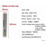 Usb Đèn Led Siêu Sáng 8 bóng dùng khi cúp điện