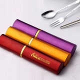 [HCM]Combo 3 bộ 3 Đũa Thìa Dĩa Inox + Hộp nhỏ gọn dễ mang theo