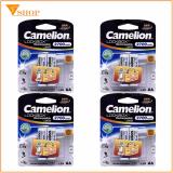 Combo 4 vỉ pin sạc aa camelion 2700mah