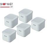 Combo 5 hộp nhựa đựng thực phẩm White Pack 1L Nhật Bản