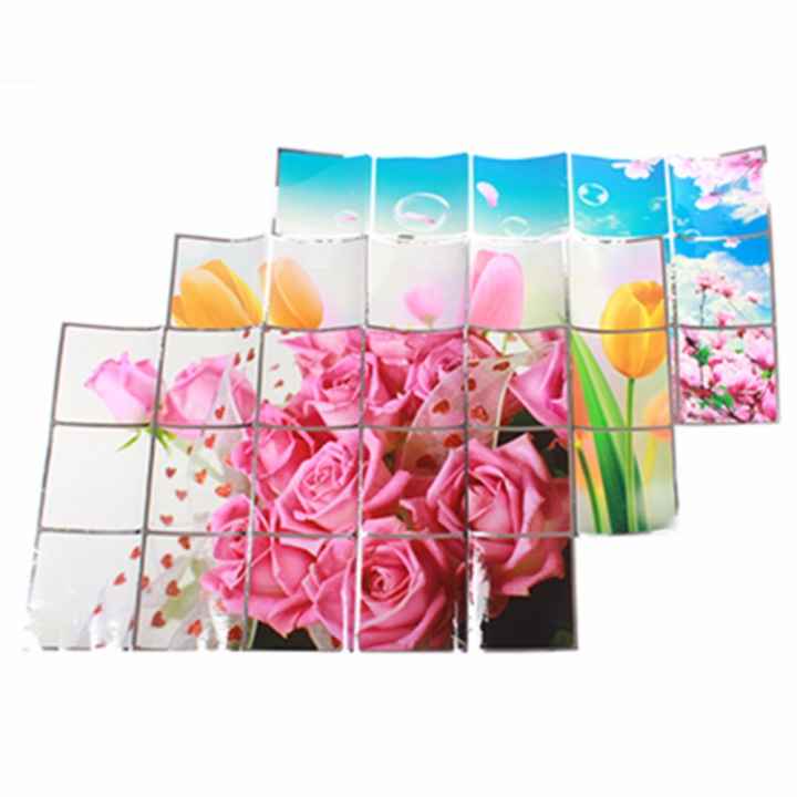 Combo 5 tấm tranh dán nhà bếp chống nhiệt chống dầu mỡ