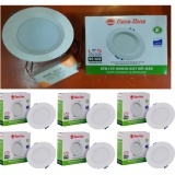 Combo 6 cái đèn led ốp trần đổi màu 6w Rạng Đông D AT02L DM90/6W