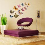 Combo bộ tranh 3d 12 con bướm phát quang trang trí phòng khách phòng ngủ gd075