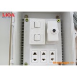 Combo tủ điện trong nhà và ngoài trời LiOA - Loại có 2 công tắc - LVJLCB2C