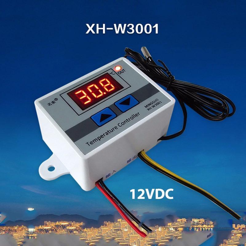 Công tắc cảm biến nhiệt độ đa năng W3001-12V với đầu cảm biến rời chống nước