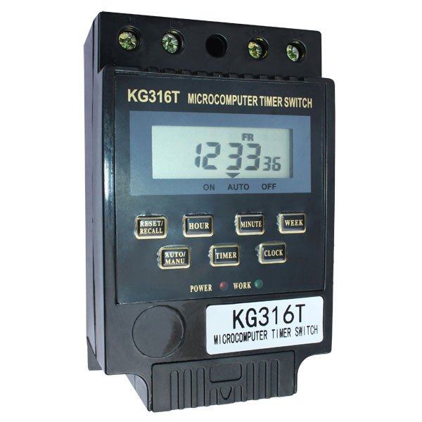 Công tắc hẹn giờ 16 chu kỳ ON OFF- KG316T (loại có biến áp cách ly)