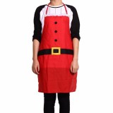 Cooking Kitchen Apron Xmas Party Baking BBQ Pinafore Christmas Gift Present Red - intl