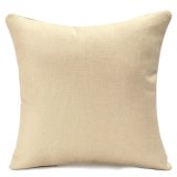 Cotton Linen Pillow Case Waist Back Throw Cushion Cover Home Sofa Decor 45cm x 45cm #20 - intl