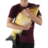 epayst Creative 3D Carp Fish Shape Simulation Cushion Throw Pillow Children Gift Sofa Home Decor 80cm