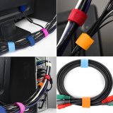 CT-01 Velcro Tape Wires Cables Cords Management Organizer - Multi-Colored (7PCS) - intl