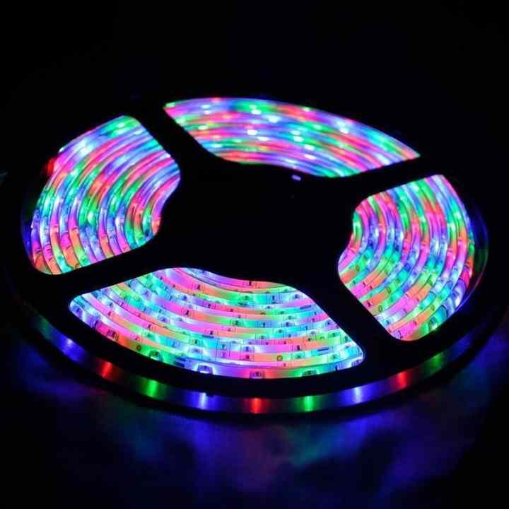 Cuộn led dán 5m silicon 3528RGB ( Không nguồn - Không khiển)