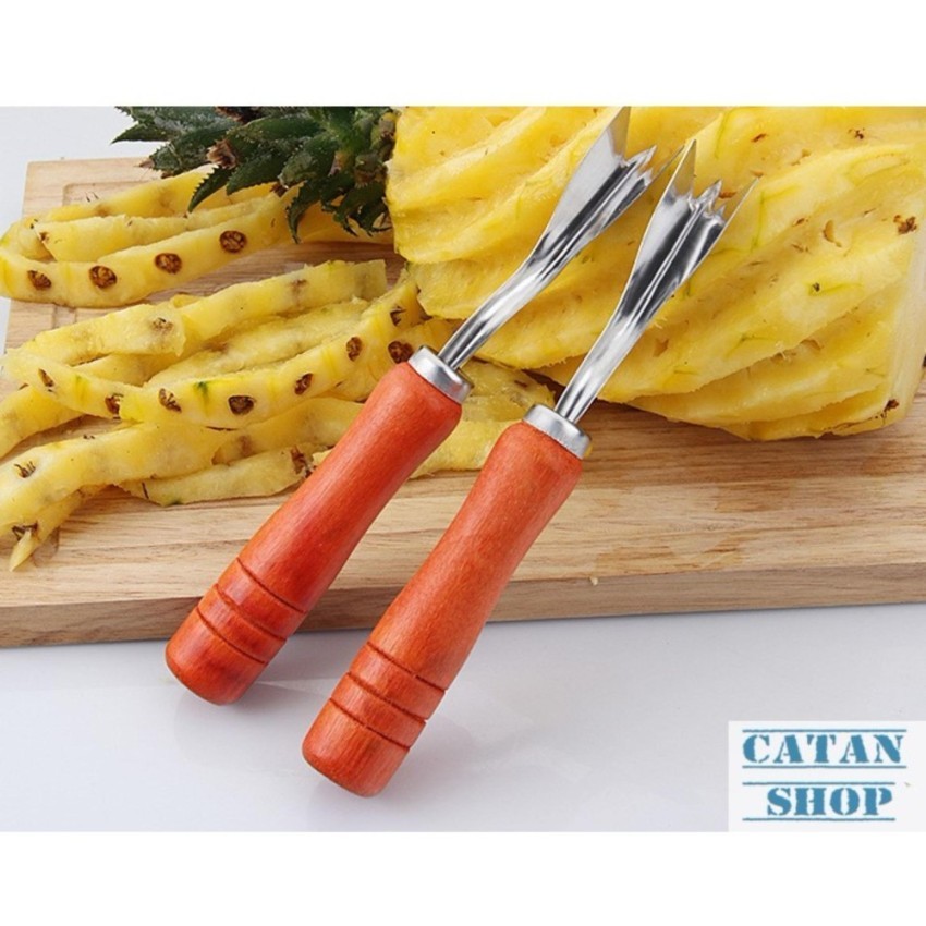 [HCM]Dao gọt thơm loại 1 inox cao cấp cắt mắt thơm mắt dứa siêu nhanh  siêu tiện dụng GD37-DGTCC