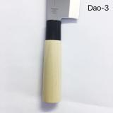 Dao làm bếp 17.3cm cán gỗ Mitsuboshi của Nhật Bản