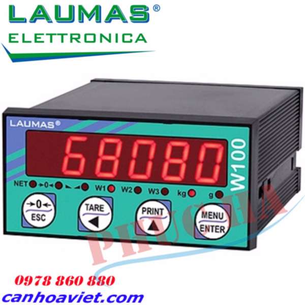 Đầu cân W100 Laumas Italy, W100 INDICATOR  LAUMAS