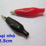 Đầu kẹp bình accquy ( đầu kẹp cá sấu) - Bộ 2 cặp đỏ đen