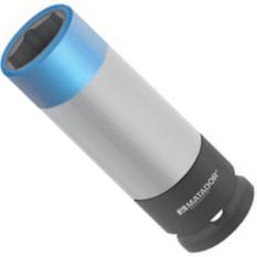 Đầu tuýp đen 17mm siêu mỏng, siêu dài, siêu màu sắc. MATADOR Germany.